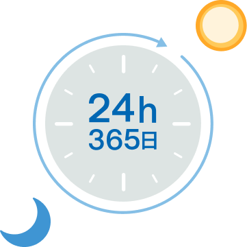 ���̎�t��24����365���Ή��̃C���[�W�摜